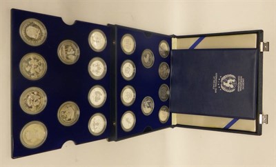 Lot 99 - Full Set of 30 x Silver Proof Coins from 30 different countries, issued 1979-82 for...