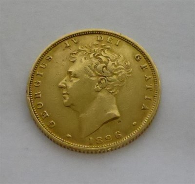 Lot 107 - George IV, Sovereign 1826, minor contact marks o/wise GFine or+