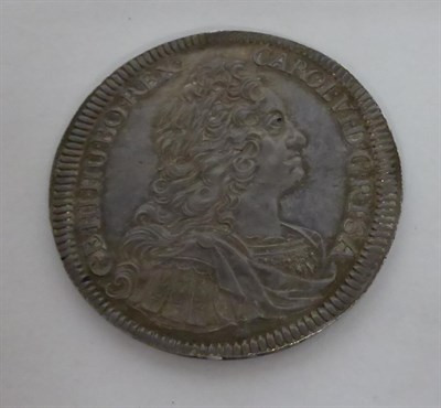 Lot 113 - Austria, Silver Thaler 1730, Hall Mint, mature draped & armoured laureate bust of Charles VI...