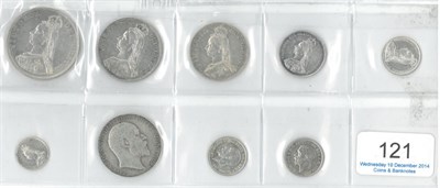 Lot 121 - Victoria, a Set of Jubilee Head Coins comprising: double florin, halfcrown, florin, shilling...