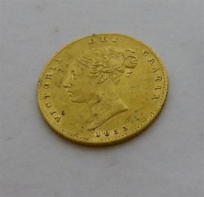 Lot 125 - Victoria, Half Sovereign 1853, a few light contact marks & toning spots o/wise AFine