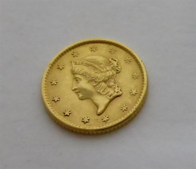 Lot 135 - USA Gold Dollar 1853 GVF