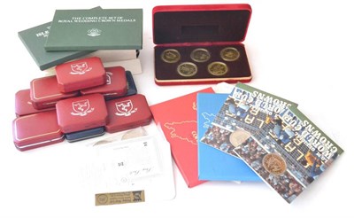 Lot 139 - Isle of Man, Miscellaneous Silver & CuNi Coins comprising: silver proof set 1985 9 coins:...