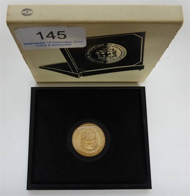 Lot 145 - Jamaica, Gold Proof 20 dollars 1972 '10th Anniversary of Independence,' 15.7g, .500 gold, struck by