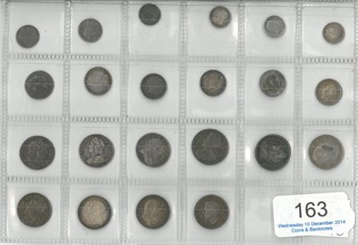 Lot 163 - 22 x Maundy Odds comprising: 6 x 1d: 1716, 1750, 1834, 1900, 1907 & 1951; 6 x 2d: 1694/3 no...