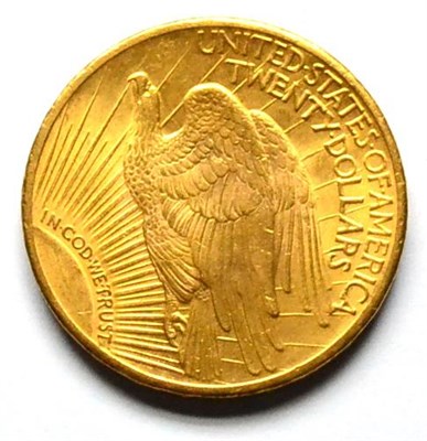 Lot 25 - USA Gold 20 Dollars 1924, Saint-Gaudens, 33.5g, .900 gold, trivial contact marks, lustrous GVF