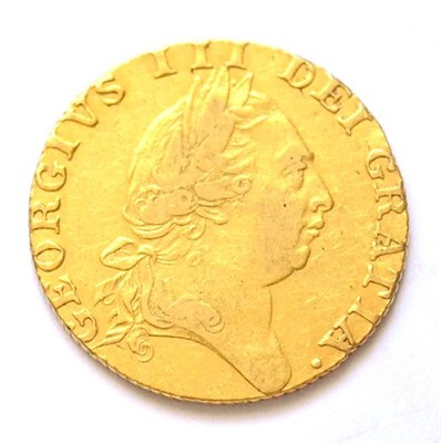 Lot 31 - George III Guinea 1788, 'spade' rev., hairlines & light scratches, good edge, 8.3g, Fine to GFine