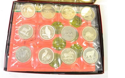 Lot 51 - Conservation Coin Collection' 24 x sterling silver proof crown-size coins (average weight...