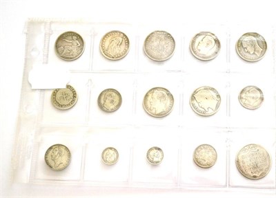 Lot 63 - 15 x Foreign Silver Coins comprising: Switzerland 2 x 1 franc 1850A & 1908; Russia 2 x 25...