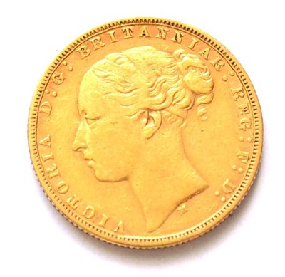 Lot 68 - Victoria Sovereign 1874M, St George rev, numerous contact marks Fine