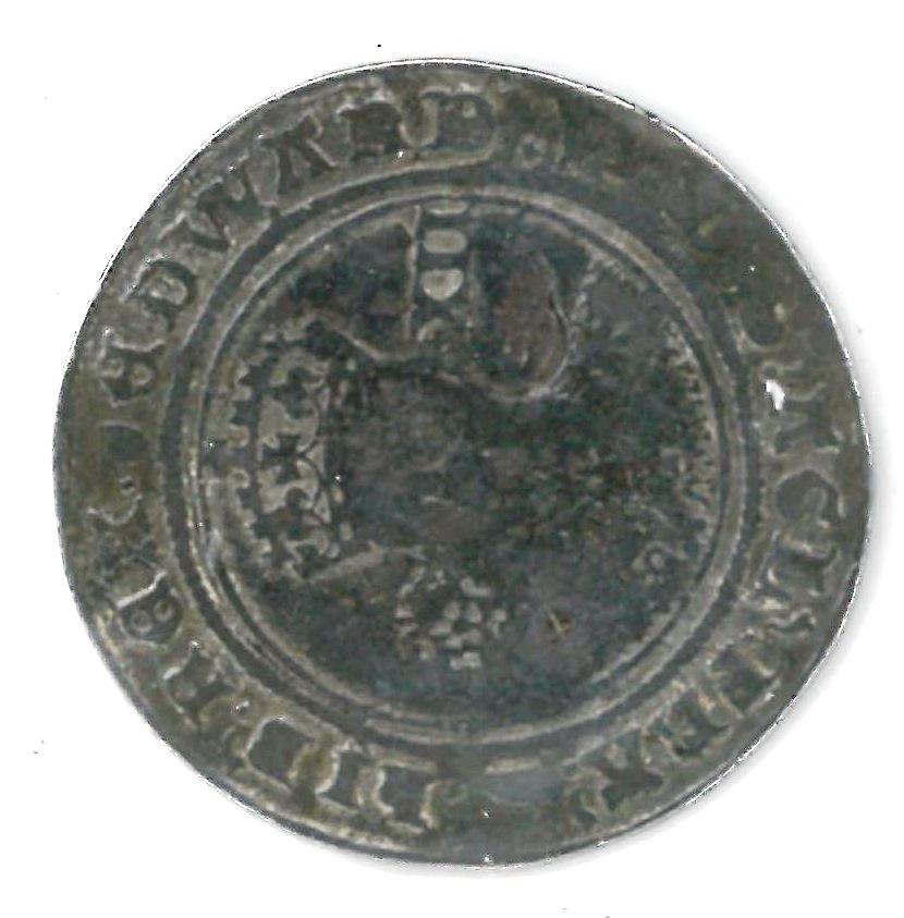 Lot 4 - Edward VI, Shilling, facing bust MM tun, light scratches on bust & metal flaw below X11 o/wise...
