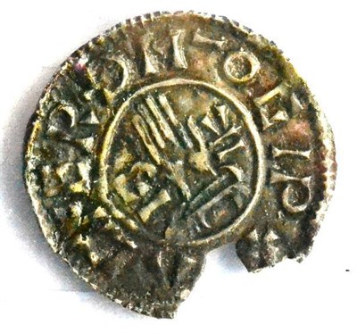 Lot 13 - Aethelred II, Silver Penny, Ipswich Mint, First Hand type, obv. AETH(E)LRED REX ANGLOX around...