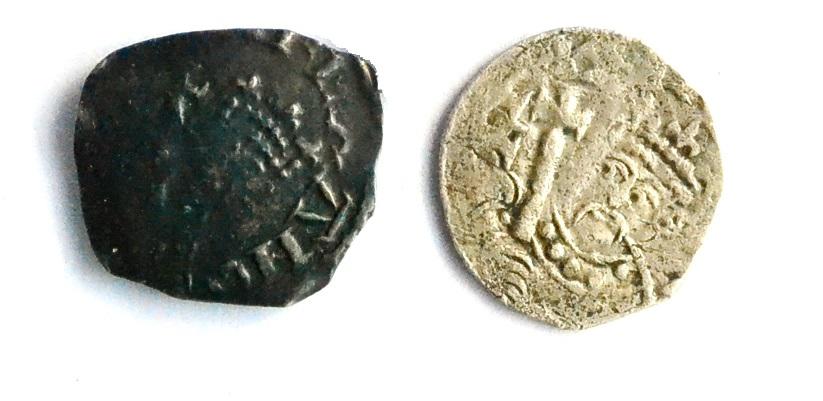 Lot 30 - Henry II, 2 x 'Tealby' Cross-and-Crosslets Silver Pennies, one on irregular flan, probably type...