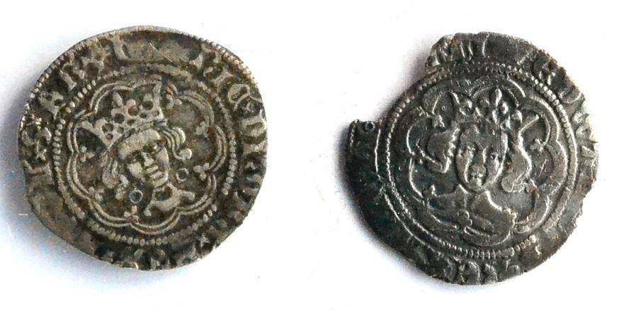 Lot 42 - Henry VI Halfgroat, annulet issue, Calais Mint, MM pierced cross; annulets at neck & in two...
