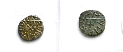 Lot 44 - Anglo-Saxon, 2 x Copper Alloy Stycas: Aethelred II, first reign (841-843AD), moneyer Eanred,...