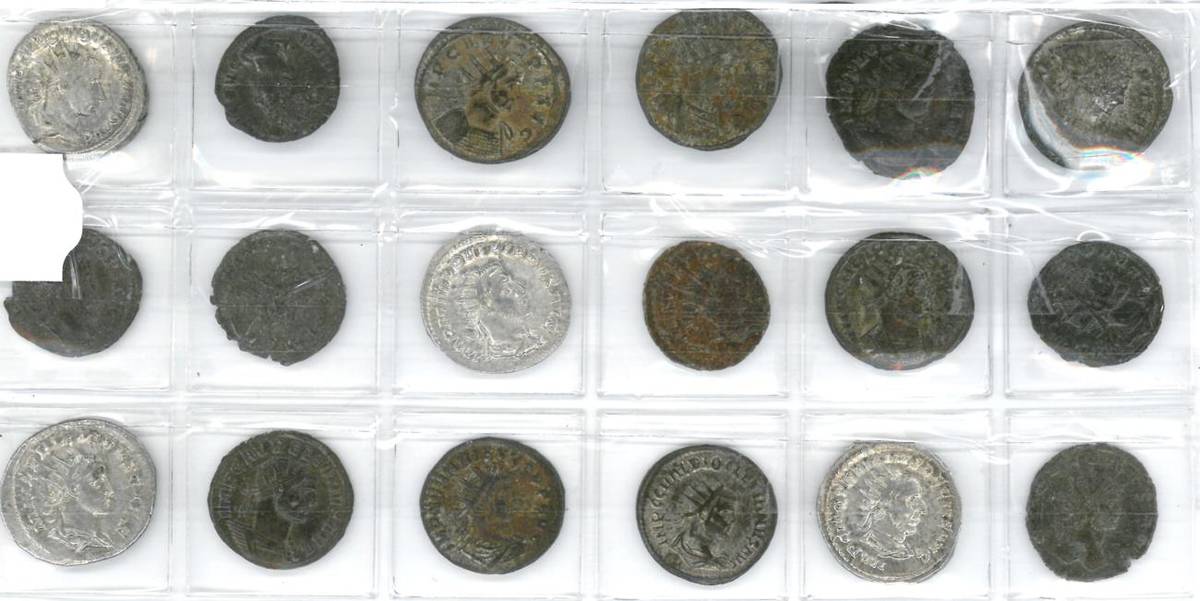 Lot 48 - Roman Imperial, 18 x Antoniniani (Silver & Billon) (17 x different emperors): Volusian silver, rev.