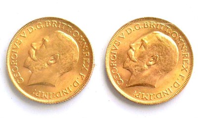 Lot 106 - 2 x Sovereigns: 1913 & 1926SA GVF