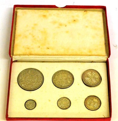 Lot 109 - Silver Proof Set 1927, six coins with new designs comprising: crown, halfcrown, florin,...