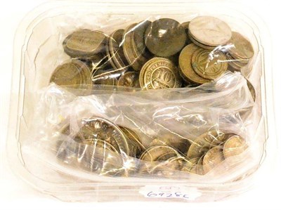 Lot 117 - 180+ 19th & 20th Century Foreign Coins of which 77 x silver (weight 216.5g) including Prussia 5...