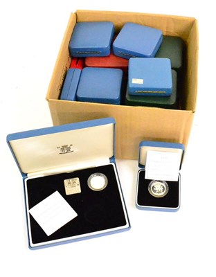 Lot 148 - A Collection of UK Silver Proofs comprising: 2 x £5 1993 & 1997, 11 x £2 1994(x4, one a...