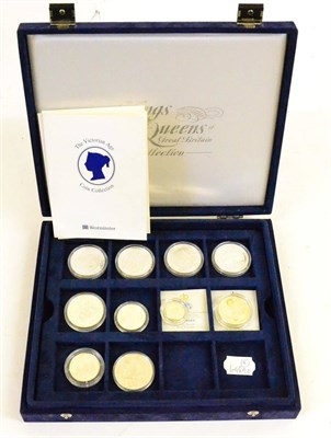 Lot 149 - 19 x Miscellaneous Foreign Silver Proofs comprising: Gibraltar crown 1993 & Falkland Islands 8...