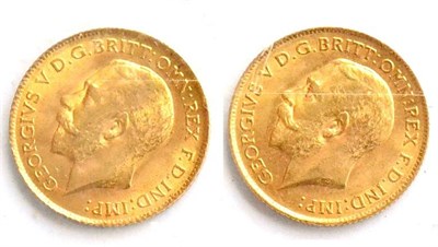 Lot 170 - 2 x Half Sovereigns, both 1914 VF