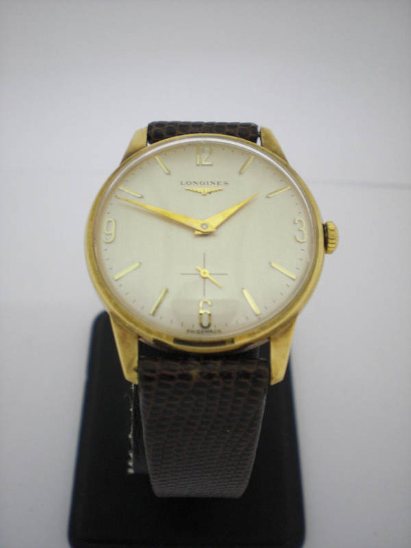 Lot 272 A 9ct Gold Wristwatch signed Longines 1965