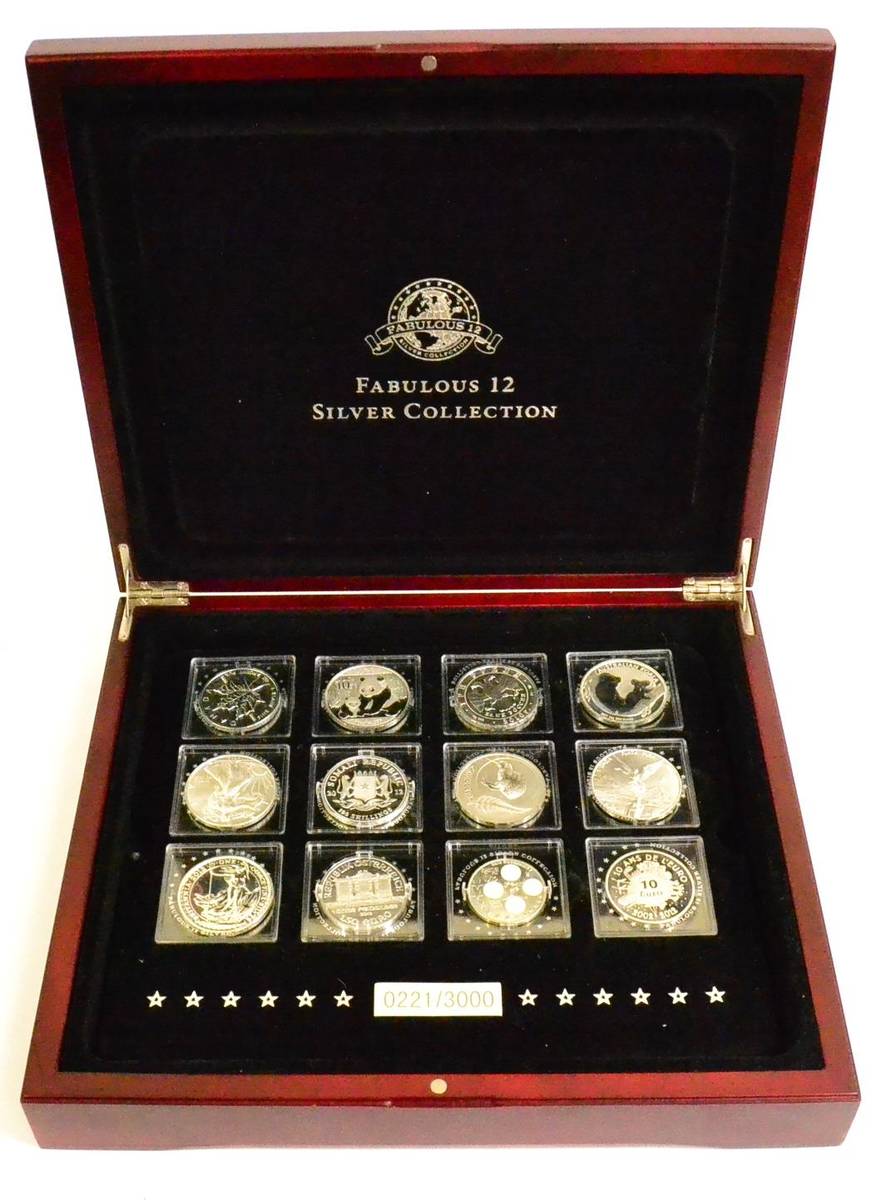 Lot 204 - ;The Fabulous 12 Silver Collection; a 12-coin set 2012 comprising: UK Britannia £2, USA...