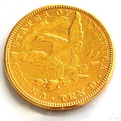 Lot 76 - USA, Gold 10 Dollars 1882, Coronet Head, 16.67g, .900 gold, contact marks & light scratches...