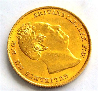 Lot 95 - William IV Sovereign 1835, good edge & surfaces, 7.99g, AEF