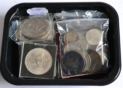 Lot 139 - 10 x 19th Century English Silver Coins comprising: 3 x crowns: 1821 SECUNDO edge knock at 8...