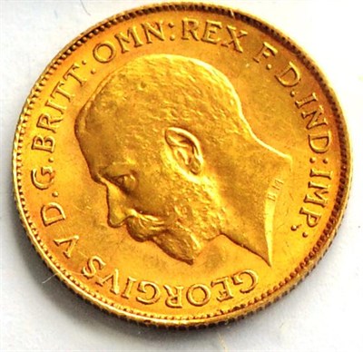 Lot 152 - Half Sovereign 1912 minor hairlines VF