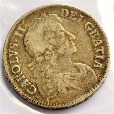 Lot 153 - Charles II Crown 1679 T.PRIMO, third draped bust, contact marks & flecking, generally good edge...