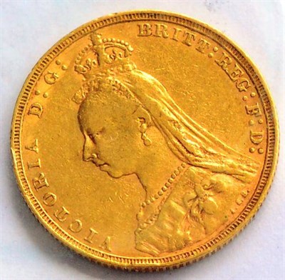 Lot 168 - Victoria Sovereign 1891, contact marks GFine/AVF