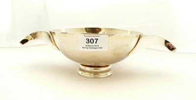 Lot 307 - An Elizabeth II Quaich, J B Catterley & Sons Ltd, Birmingham 1989, of typical form, 26.5cm...