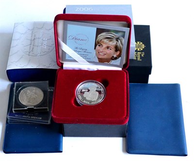 Lot 228 - Miscellaneous UK Silver Proofs comprising: 2 x £5: 2006 'Queen's 80th Birthday' & 2007...