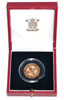 Lot 248 - Gold Proof 50p 2007 'Centenary of the Founding of the Scouting Movement,' 15.5g, with cert, in...