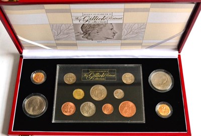 Lot 304 - Queen Elizabeth II - The Gillick Portrait Collection' a set containing 13 x pre-decimal coins...