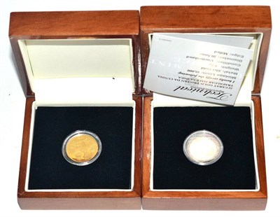 Lot 315 - Tristan da Cunha 2 x Gold Coins 2008, commemorating the 250th anniversary of the birth of...