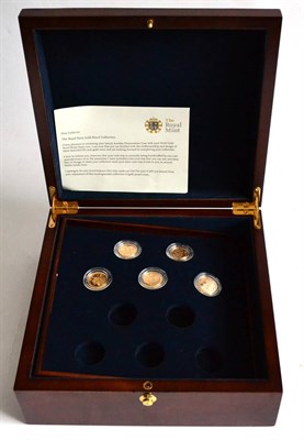 Lot 320 - Channel Islands, Part Set of 5 x Gold Coins in the 'Royal Navy Gold Proof Collection'' issued...