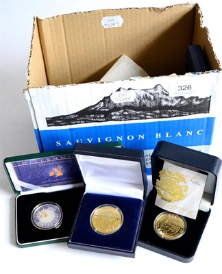 Lot 326 - Miscellaneous Silver Proofs comprising: 2 x 2-coin sets from the series 'History of the Royal Navy'