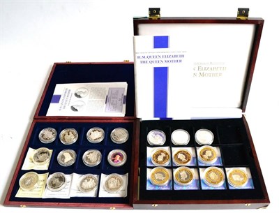 Lot 340 - 34 x Crown-Size Sterling Silver Proof Coins, issued by various Commonwealth countries in honour...