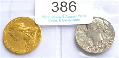 Lot 386 - Victoria, 2 x Commemorative Medals 1897 'Diamond Jubilee, both official RM issue by de Saulles...