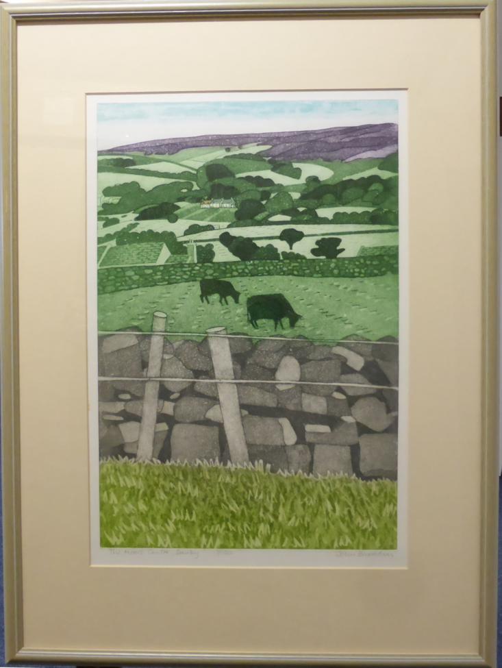 Lot 2011 - John Brunsdon ARA, RE (b.1933) 'The Moors Centre, Danby' Signed in pencil, inscribed and...