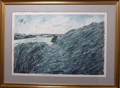 Lot 2014 - Len Tabner (b.1946) From Skelton looking over to the sea Signed in pencil and dated 1976,...