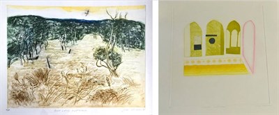 Lot 2015 - Joan Williams (20th/21st century)  'Bush Land Australia' Signed in pencil, inscribed and dated...