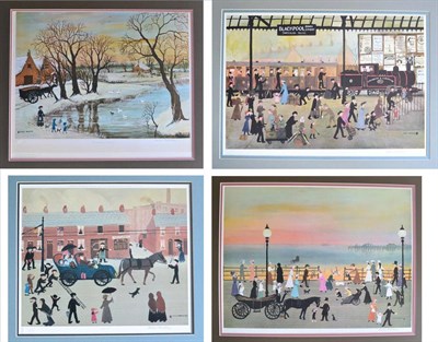 Lot 2022 - After Helen Layfield Bradley MBE (1900-1979) 'Evening on the Promenade' Signed in pencil, with...