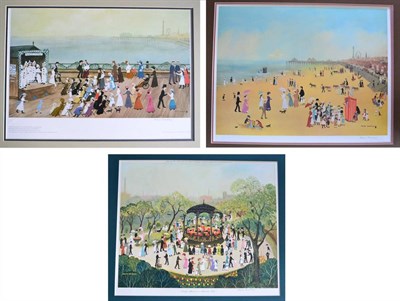 Lot 2023 - After Helen Layfield Bradley MBE (1900-1979) 'Blackpool Sands' Signed in pencil, with the Fine...