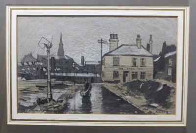 Lot 2090 - Brian Nolan (b.1931) 'Swansong Eliza Ann St., James Hole Collyhurst, Manchester'  Signed, inscribed