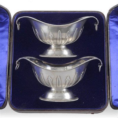 Lot 344 - A Pair of Victorian Bowls, James Garrard, London 1893, the ogee domed foot with gadrooned rim...